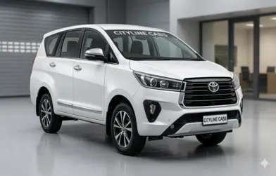 Toyota Innova Crysta rental with driver in Bangalore