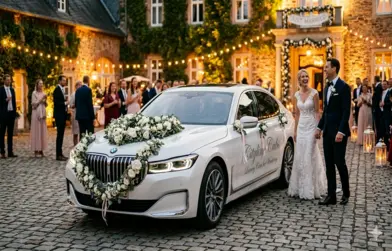 BMW luxury wedding car rental Bangalore